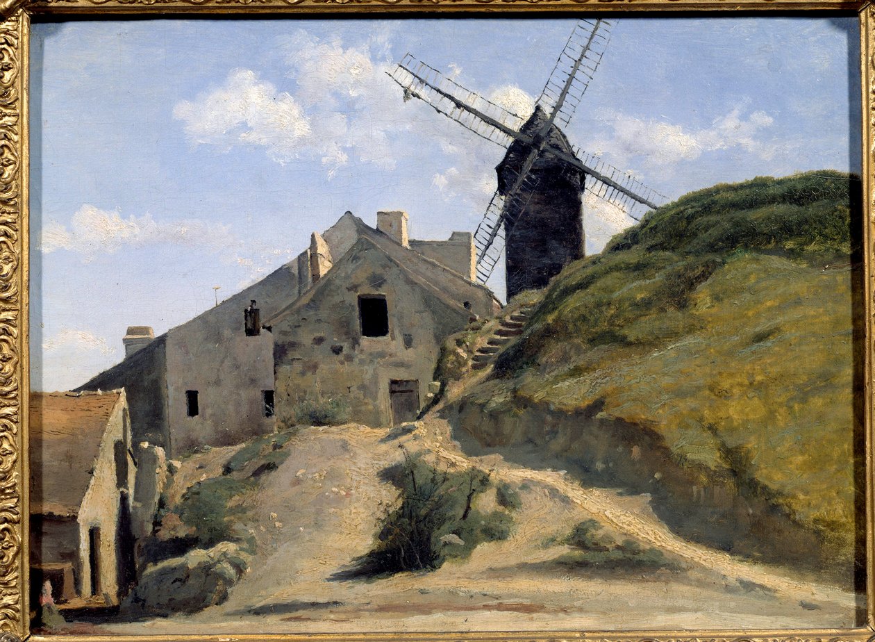 A galette malma Montmartre-ban. Camille Corot (1796-1875) festménye alkotó: Jean Baptiste Camille Corot