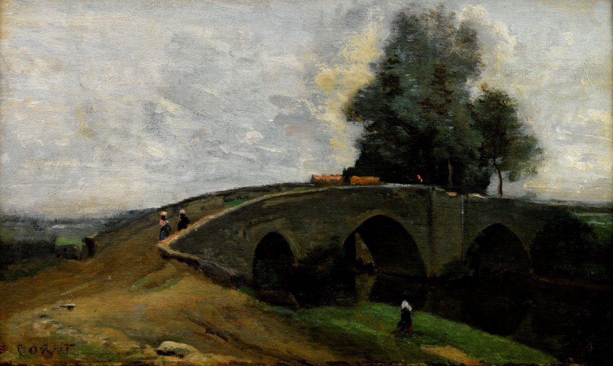 A régi híd alkotó: Jean Baptiste Camille Corot
