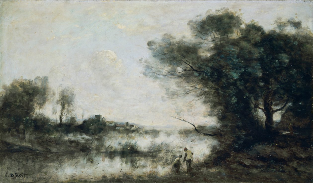 „A tavacska”, 1820-1875 alkotó: Jean Baptiste Camille Corot