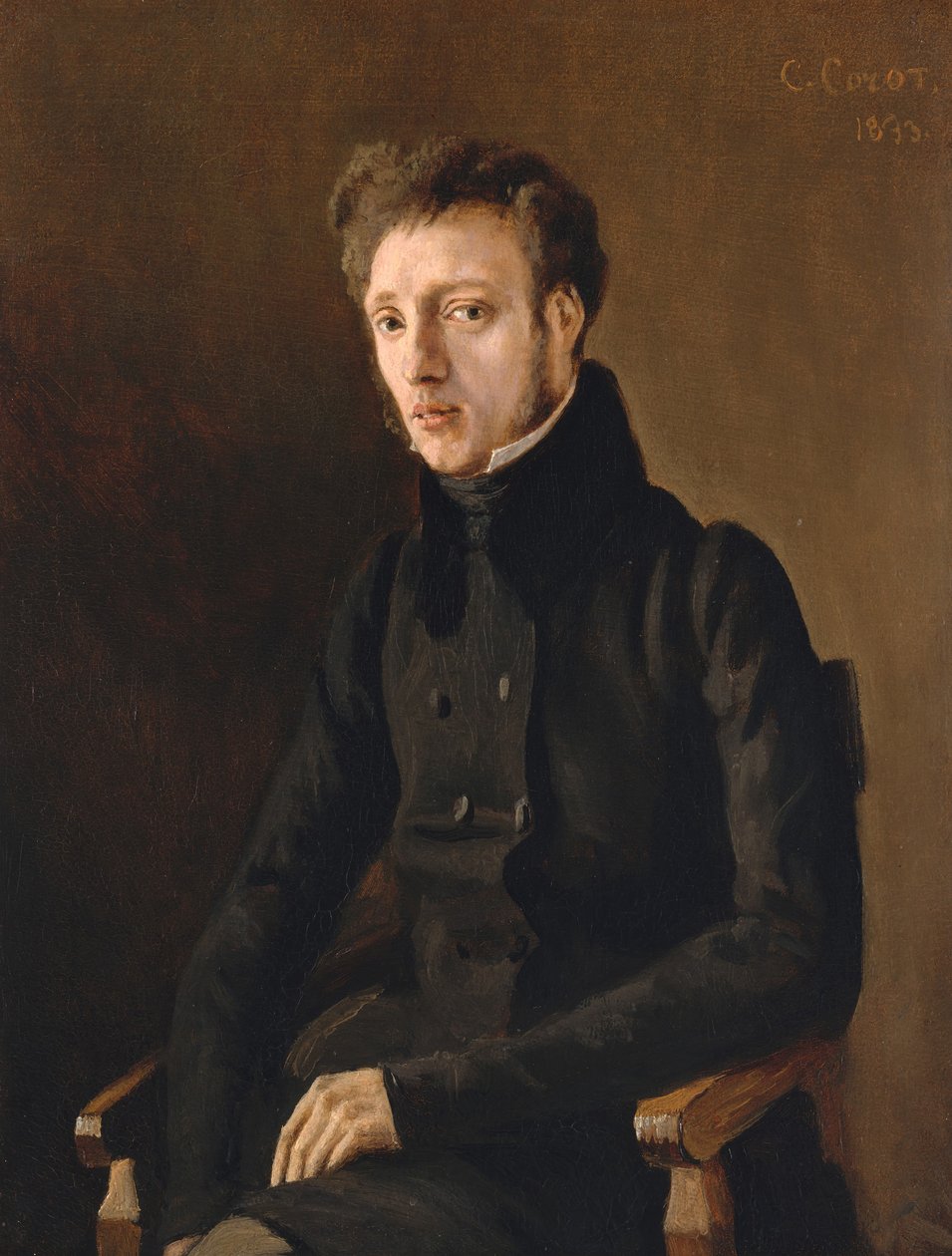 Toussaint Lemaistre 18078-1888, 1833. alkotó: Jean Baptiste Camille Corot