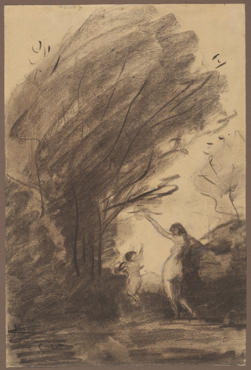 Vénusz Lefegyverző Ámor alkotó: Jean Baptiste Camille Corot
