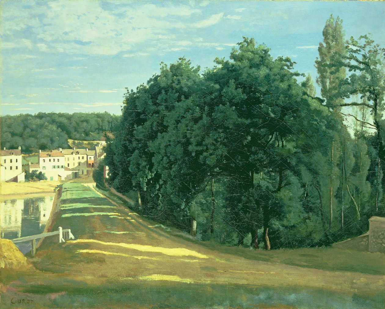 Ville D"Avray, 1840 körül alkotó: Jean Baptiste Camille Corot