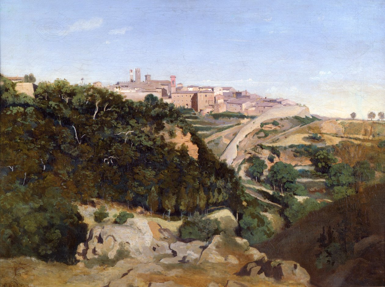 Volterra, 1834 alkotó: Jean Baptiste Camille Corot