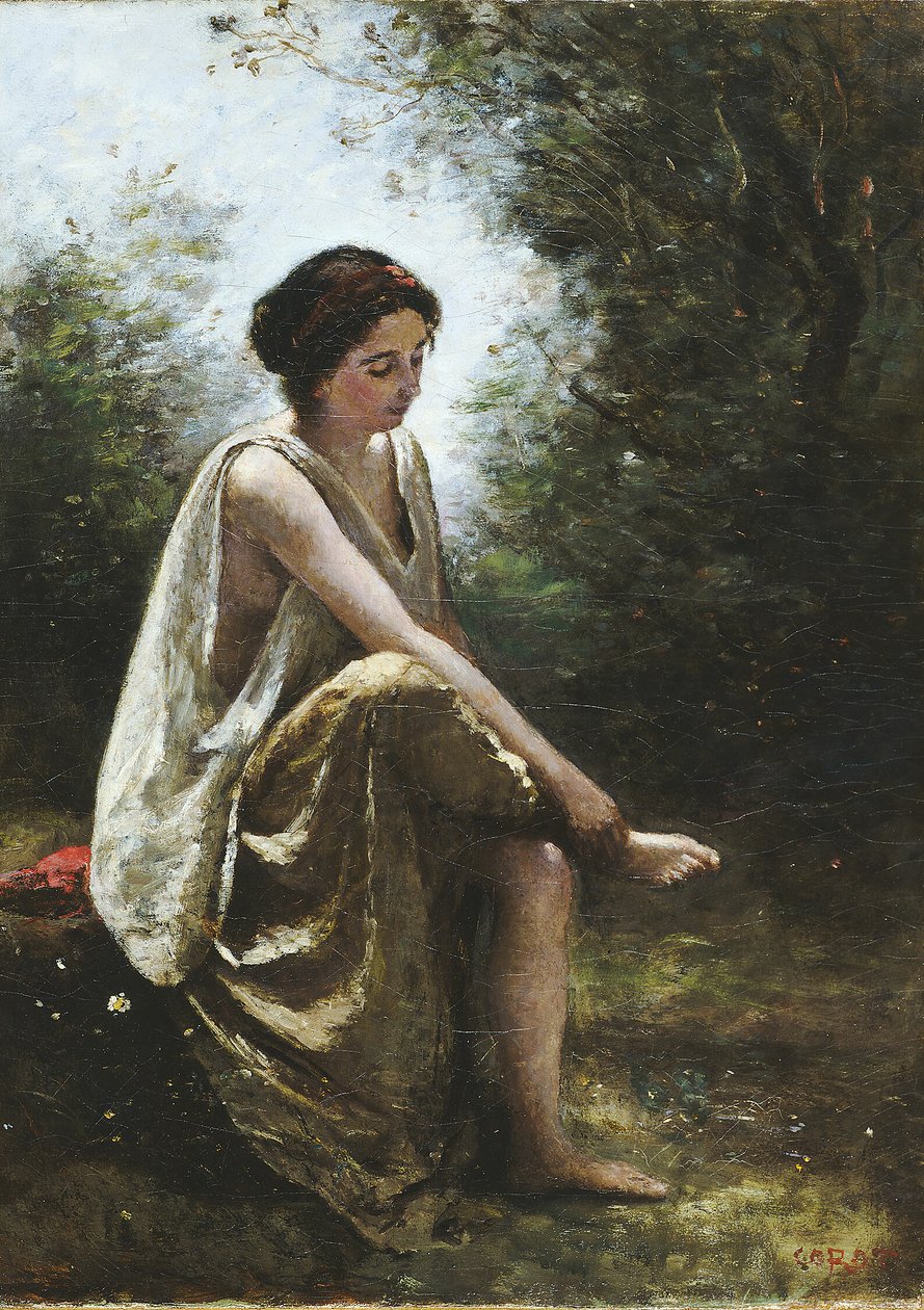 Sebzett Eurüdiké alkotó: Jean Baptiste Camille Corot