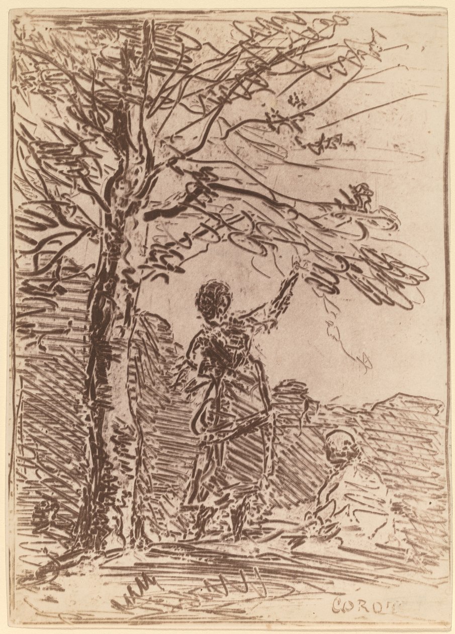Fiatal nő és a halál alkotó: Jean Baptiste Camille Corot