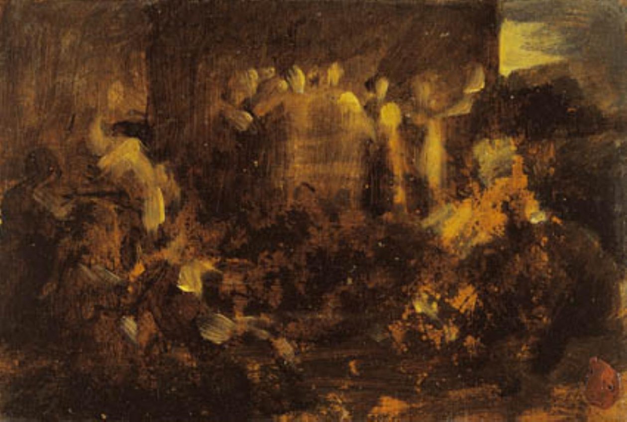 Ananias halála alkotó: Jean Baptiste Carpeaux