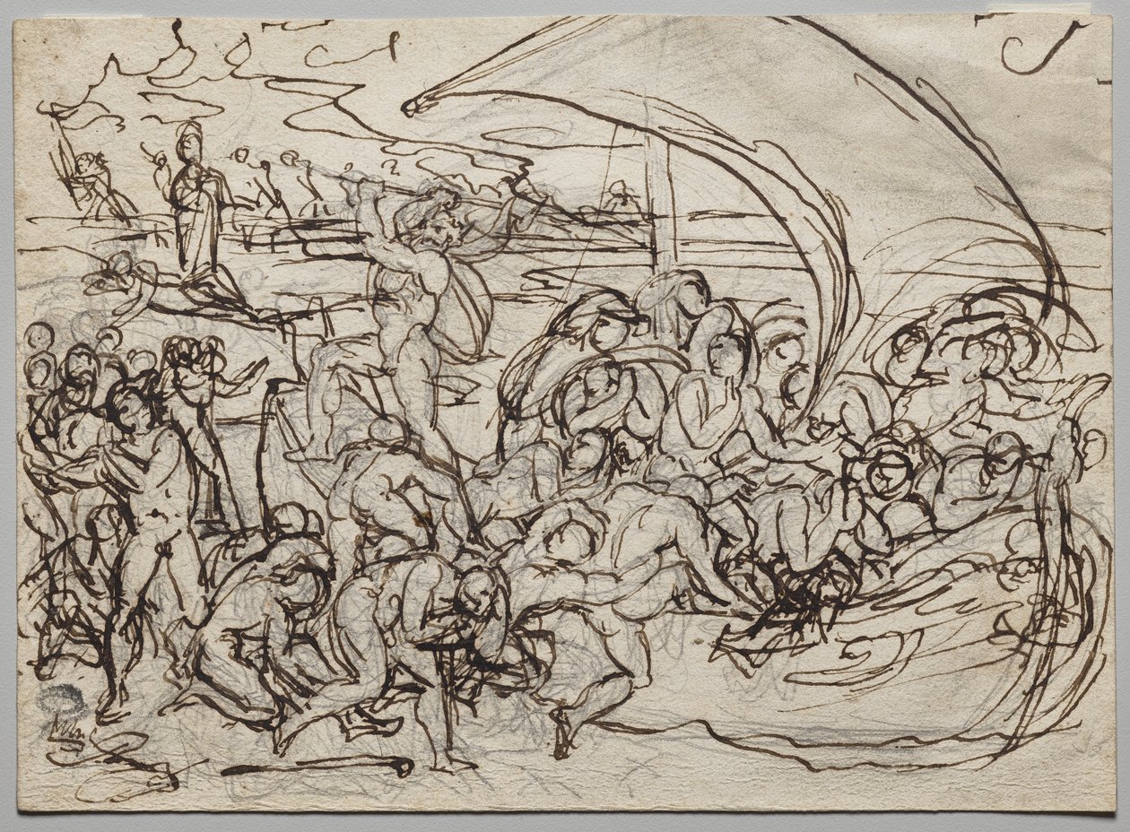 Charon és a holtak lelke alkotó: Jean Baptiste Carpeaux