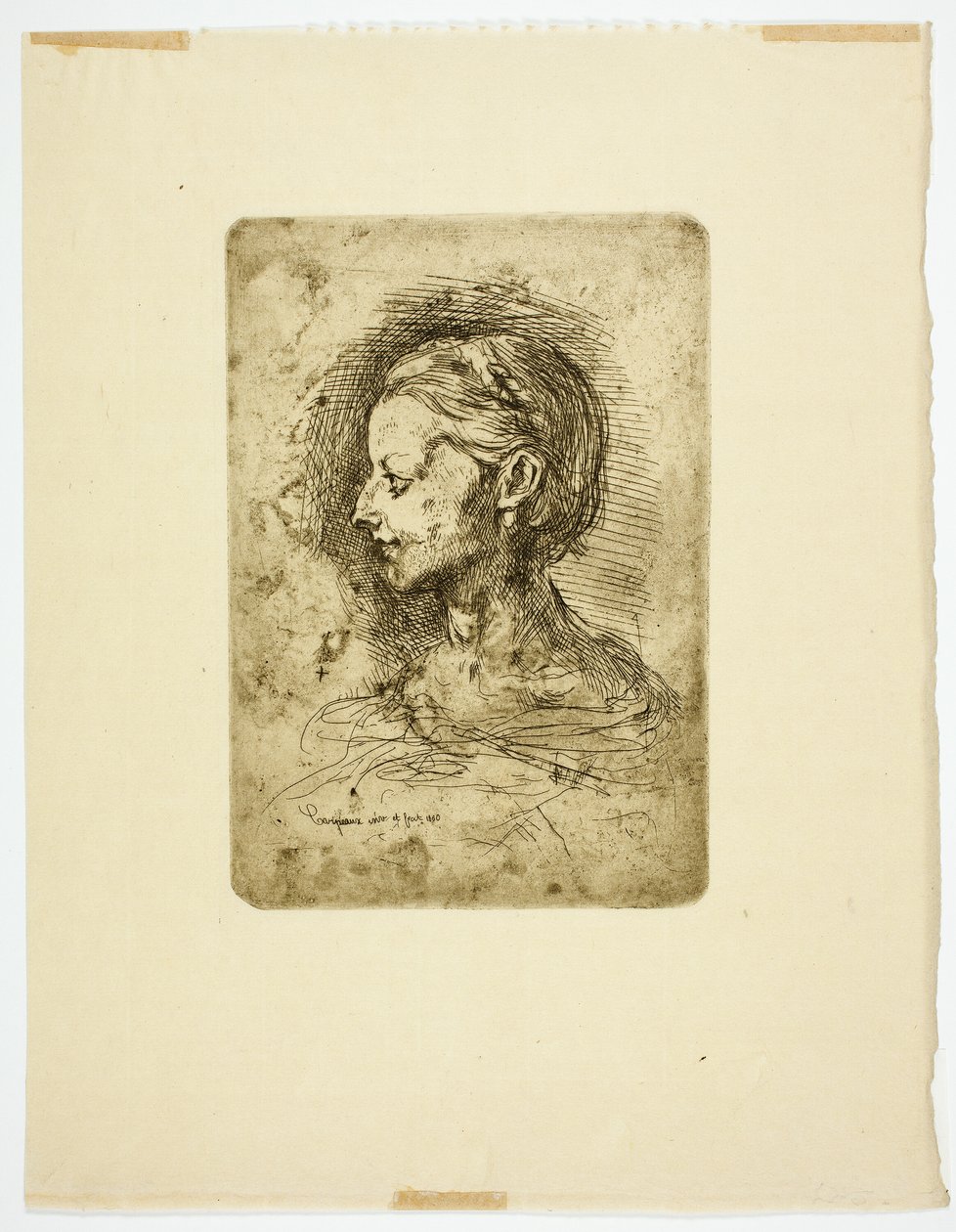 Női fej alkotó: Jean Baptiste Carpeaux