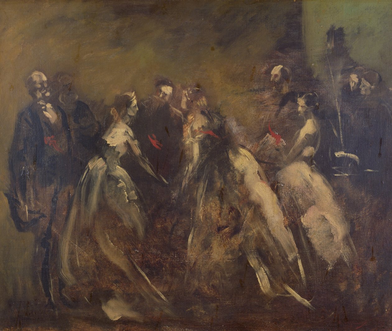 Fogadás a Tuileries-palotában a Második Birodalom idején alkotó: Jean Baptiste Carpeaux