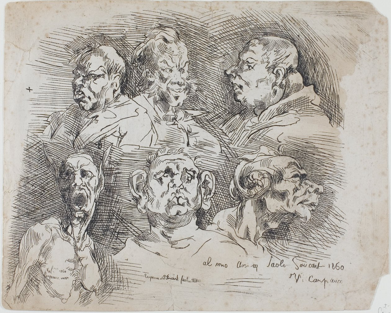 Tanulmányok a fejekről alkotó: Jean Baptiste Carpeaux