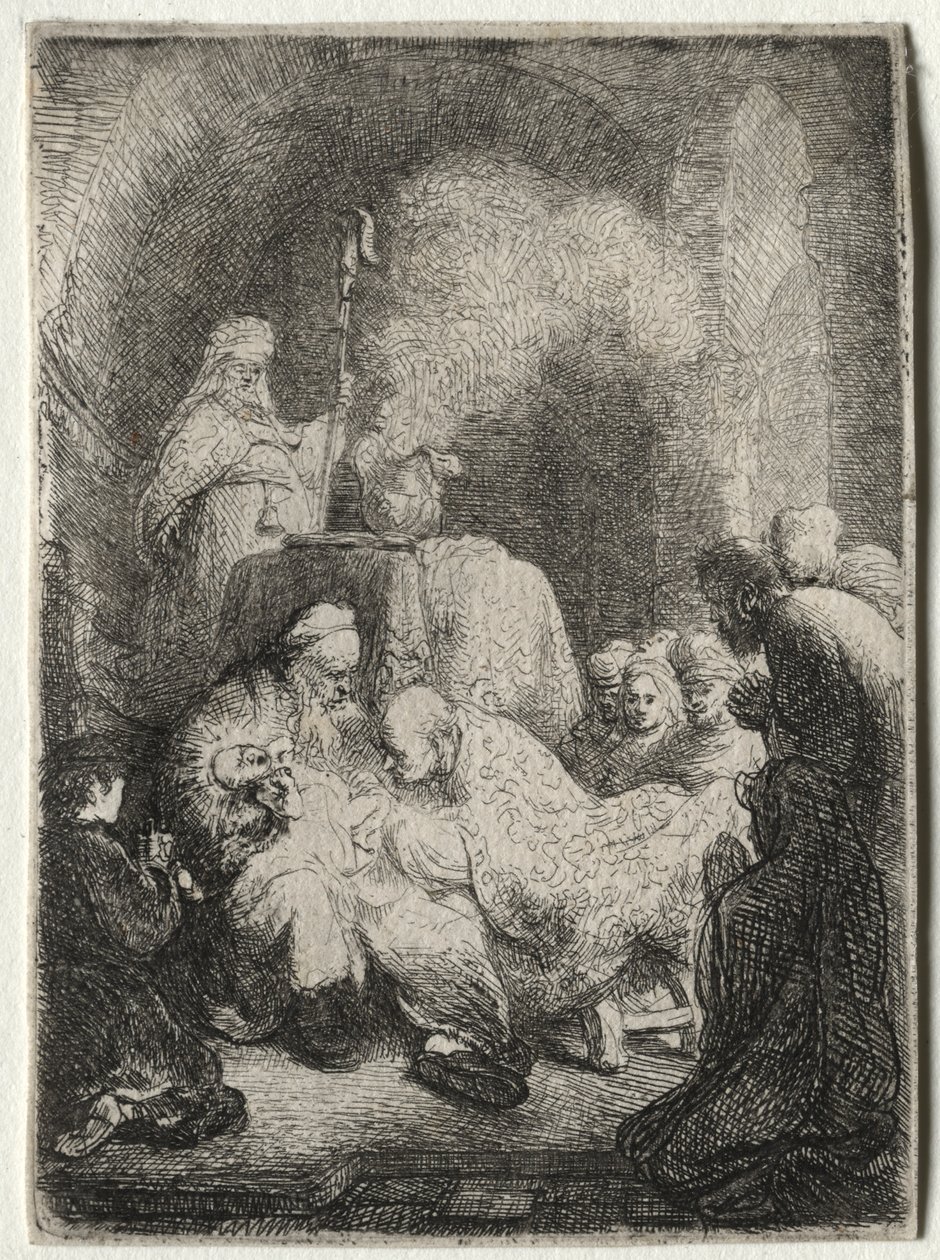 A körülmetélés: kis tányér alkotó: Jean Baptiste Carpeaux