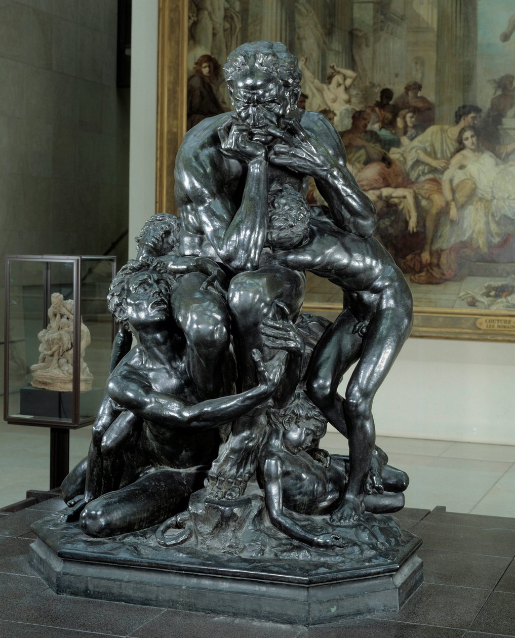 Ugolin pisai zsarnok. A pokol illusztrációja Dante „Isteni színjátékában”. Jean Baptiste (Jean-Baptiste) Carpeaux bronzszobra (1827-1875) alkotó: Jean Baptiste Carpeaux
