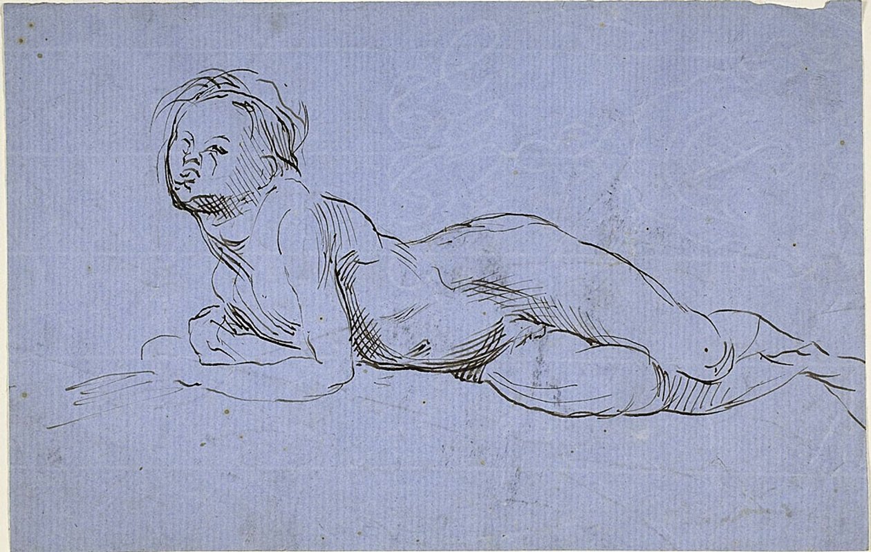 Fiatal fiú fekvő alkotó: Jean Baptiste Carpeaux