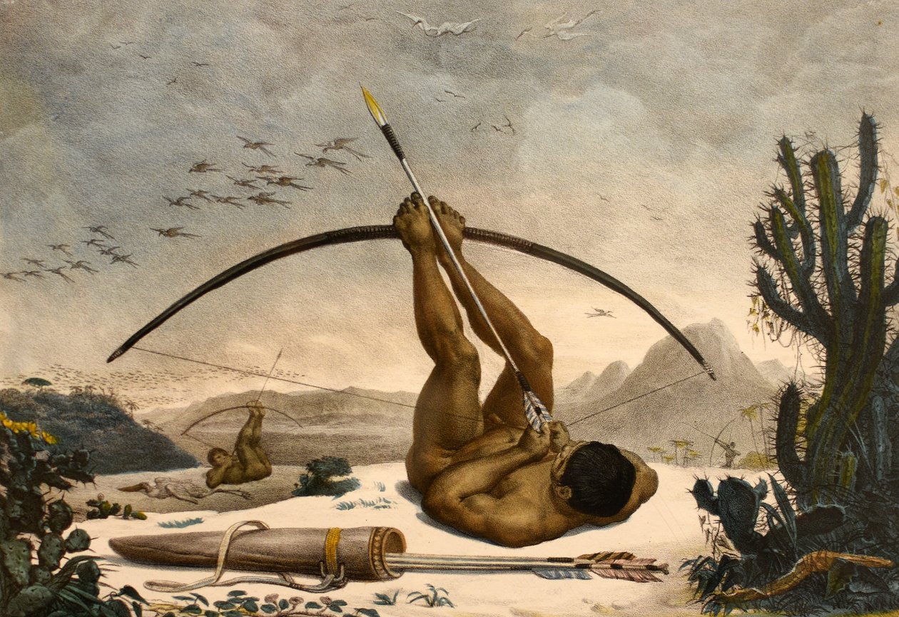 Caboclo by Jean-Baptiste Debret 1834 alkotó: Jean Baptiste Debret