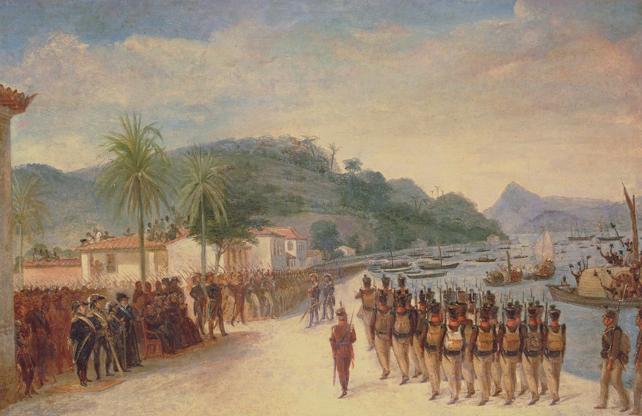 Hajó a Praia Grande-nál (olaj, vászon) alkotó: Jean Baptiste Debret