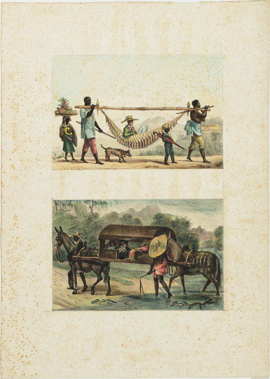 Visszatérés egy csakratulajdonos városába, 1835. alkotó: Jean Baptiste Debret