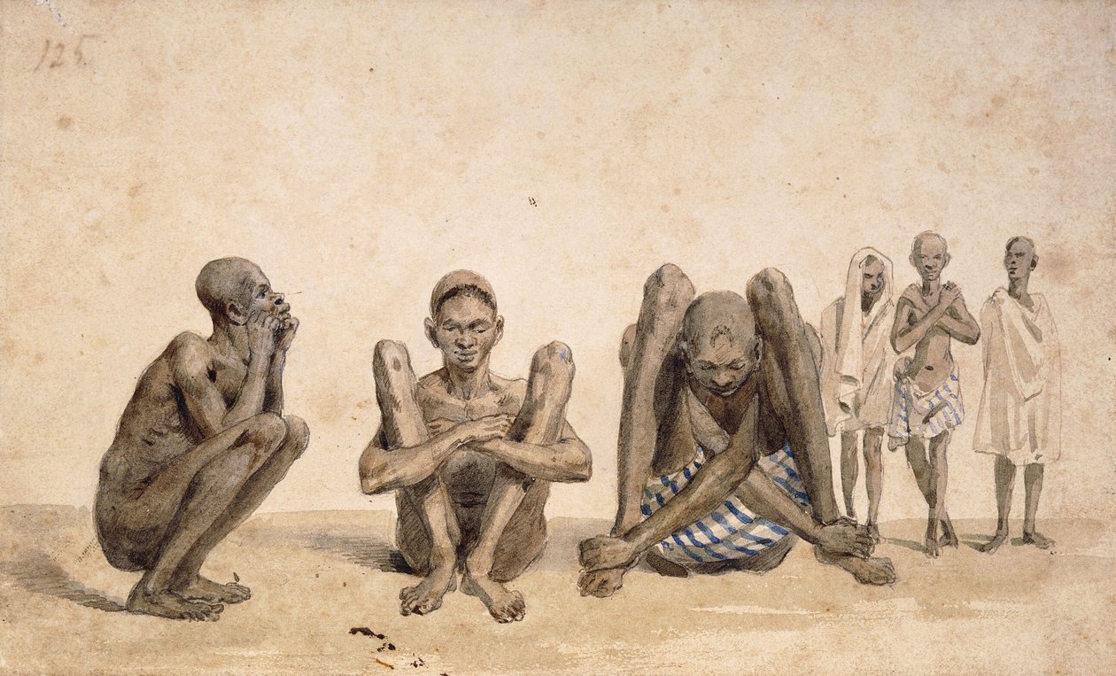 Rio Janeiro rabszolgái, kb. 1825-6 alkotó: Jean Baptiste Debret