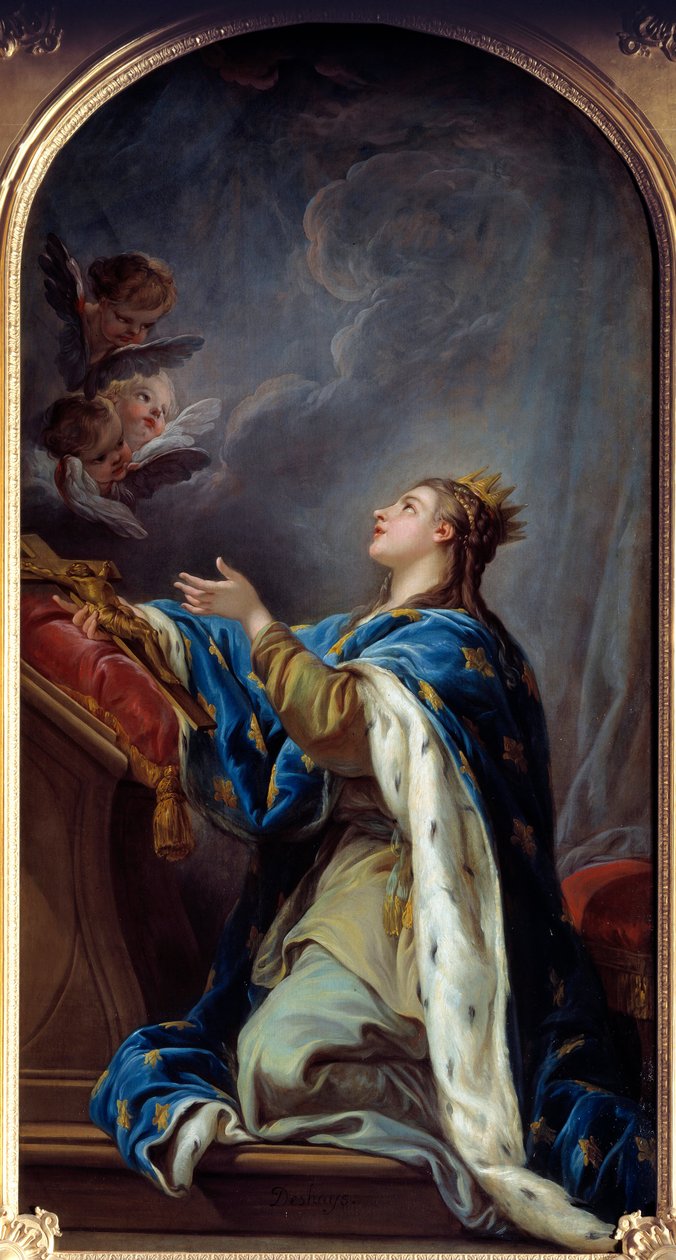 Francia Szent János (olaj, vászon) alkotó: Jean Baptiste Deshays