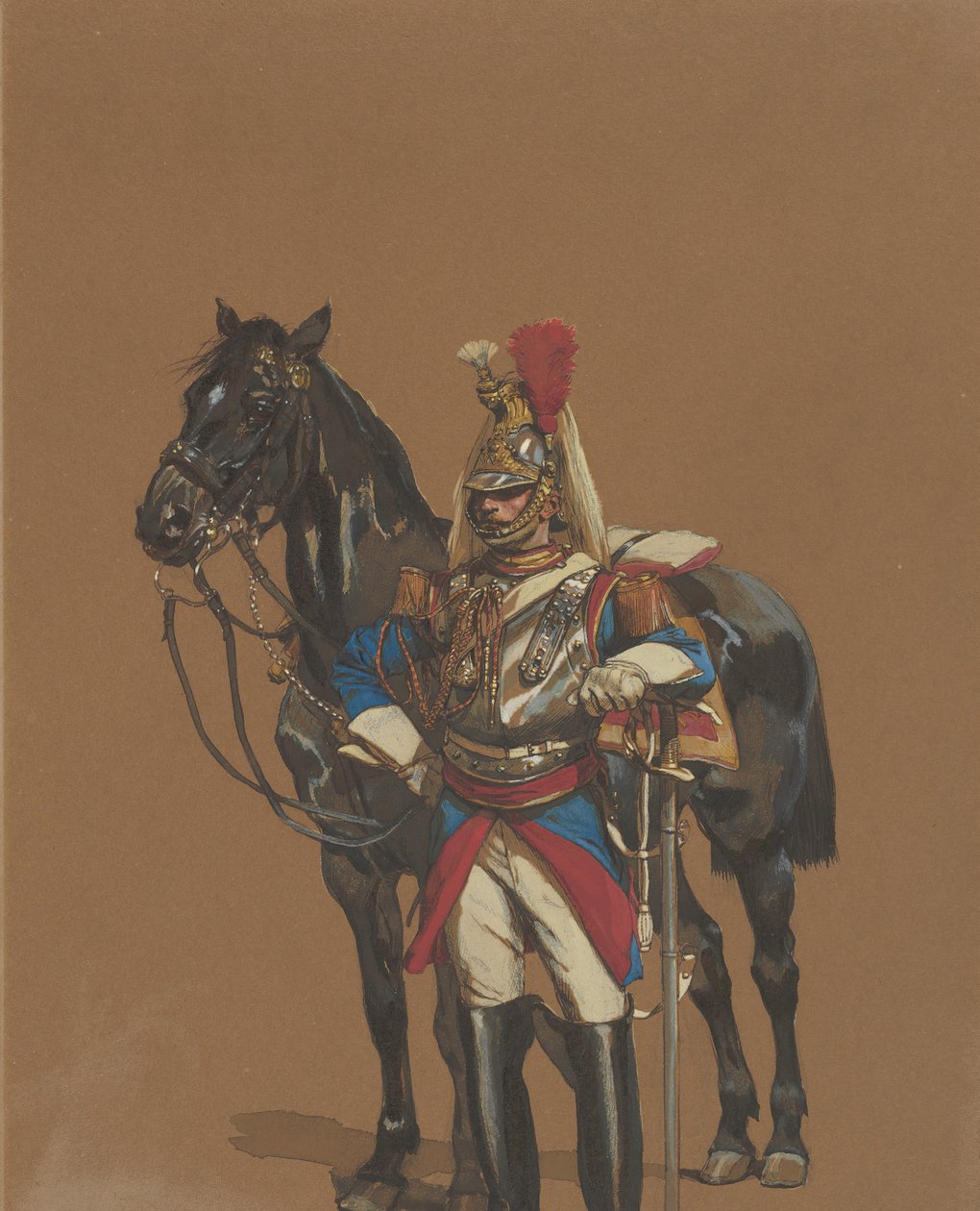 Cuirassier, 1872. alkotó: Jean Baptiste Edouard Detaille