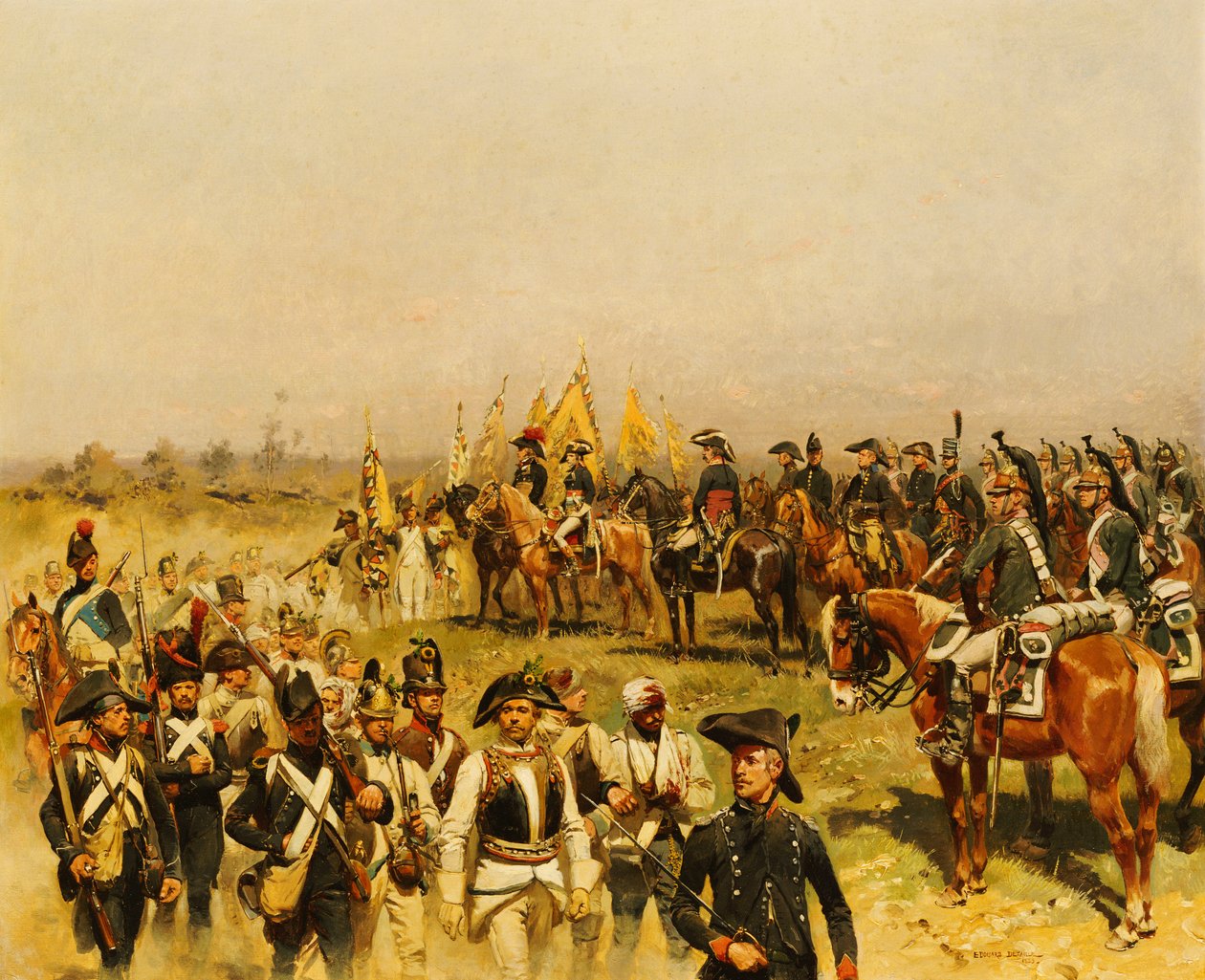Napóleon a rabok nézetét parancsolja, 1883 alkotó: Jean Baptiste Edouard Detaille