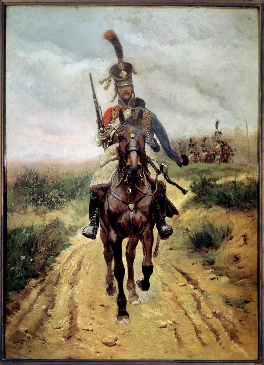 élcsapat, 9. huszárok alkotó: Jean Baptiste Edouard Detaille