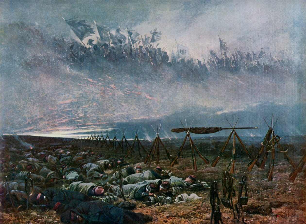 Az álom, 1888, 1912. alkotó: Jean Baptiste Edouard Detaille