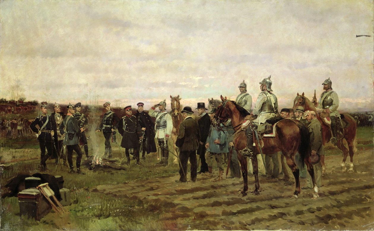 A túszok: emléktárgy az 1870-71-es hadjáratról, 1878 alkotó: Jean Baptiste Edouard Detaille