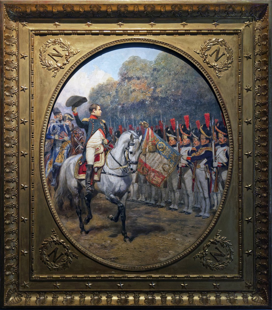 A Szemle 1810-ben, 1875-1900 körül alkotó: Jean Baptiste Edouard Detaille