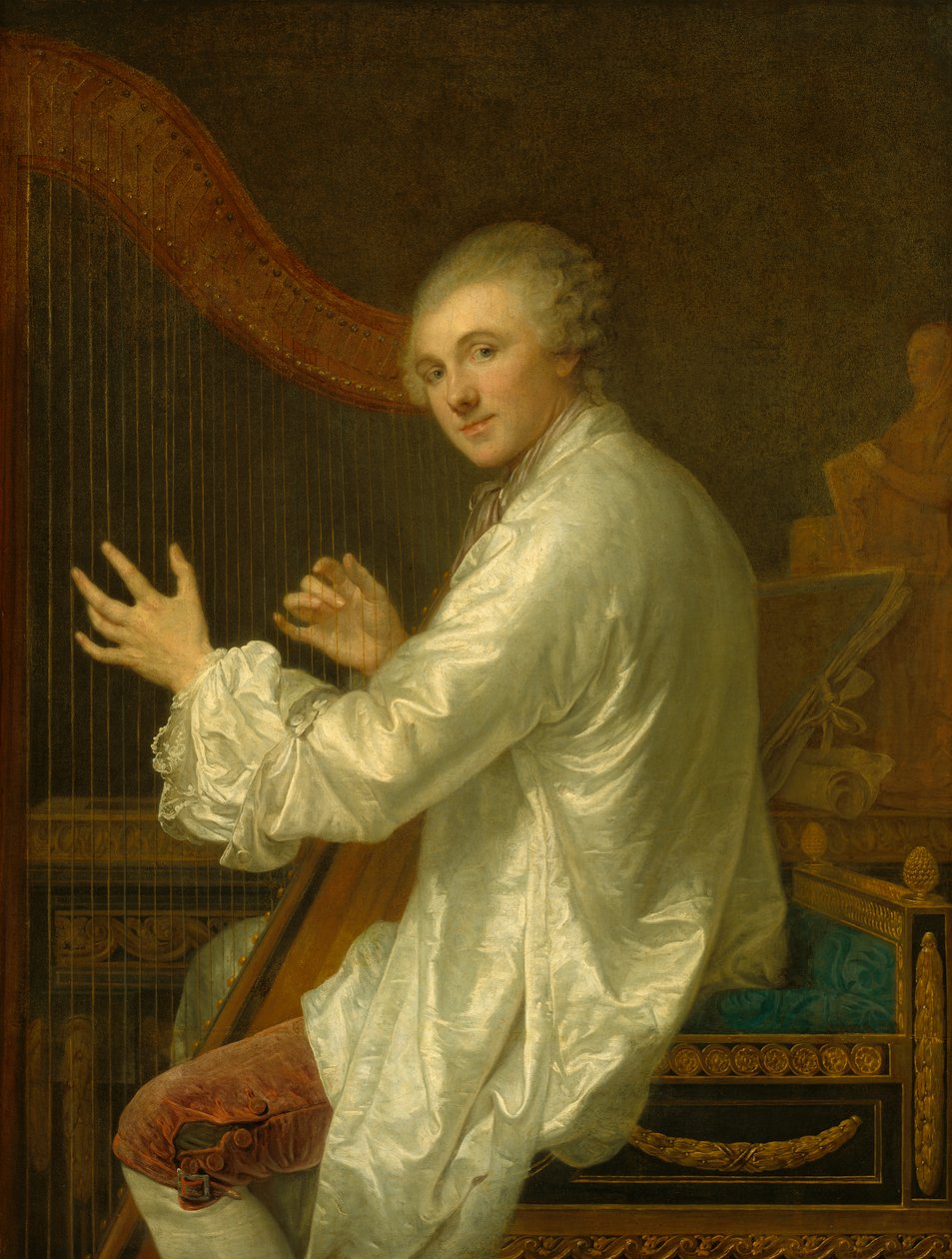 Angel Laurent a La Live de Jully-ból, 1759 körül alkotó: Jean Baptiste Greuze