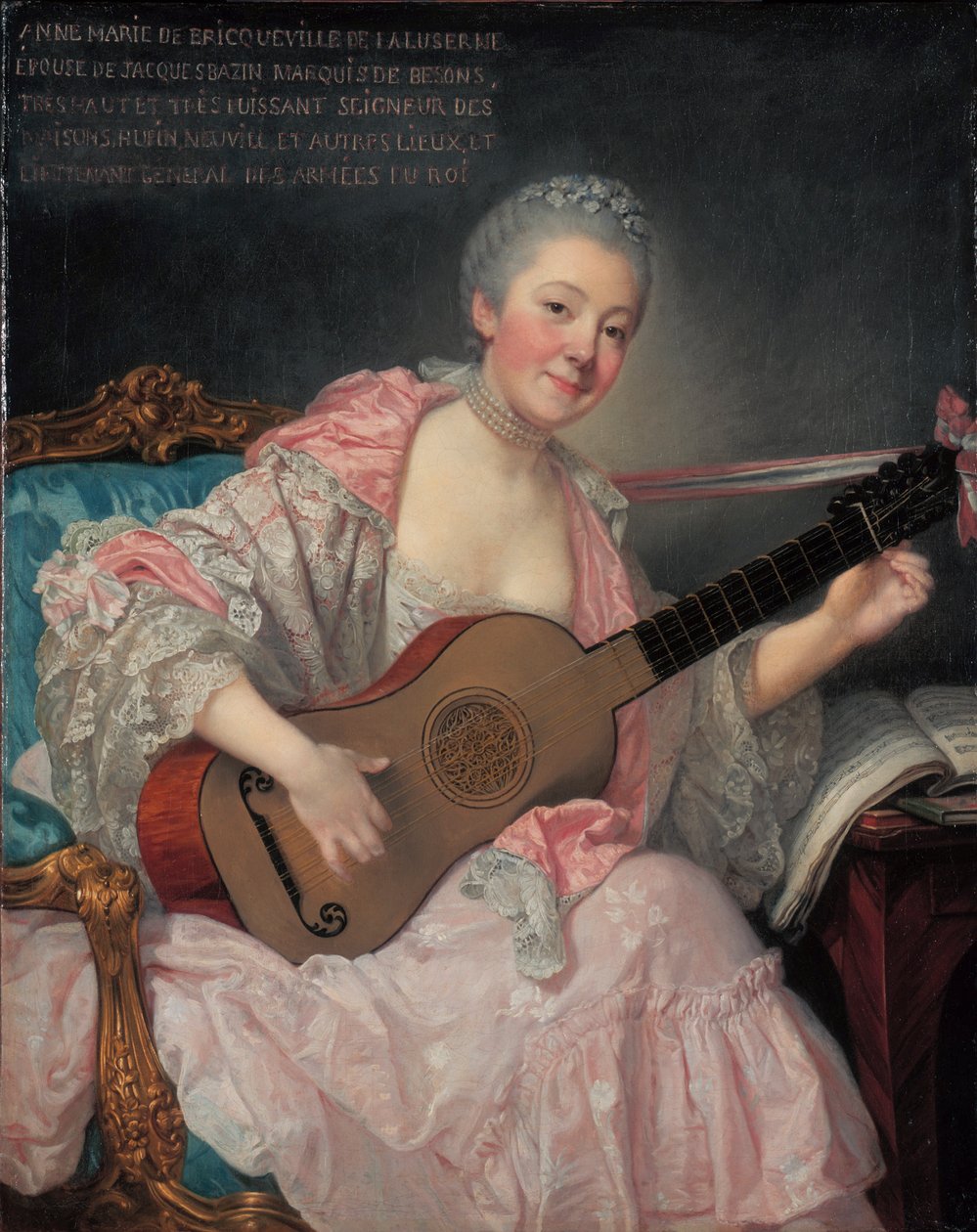 Anne-Marie de Bricqueville de Laluserne, Bezons márkinéje alkotó: Jean Baptiste Greuze