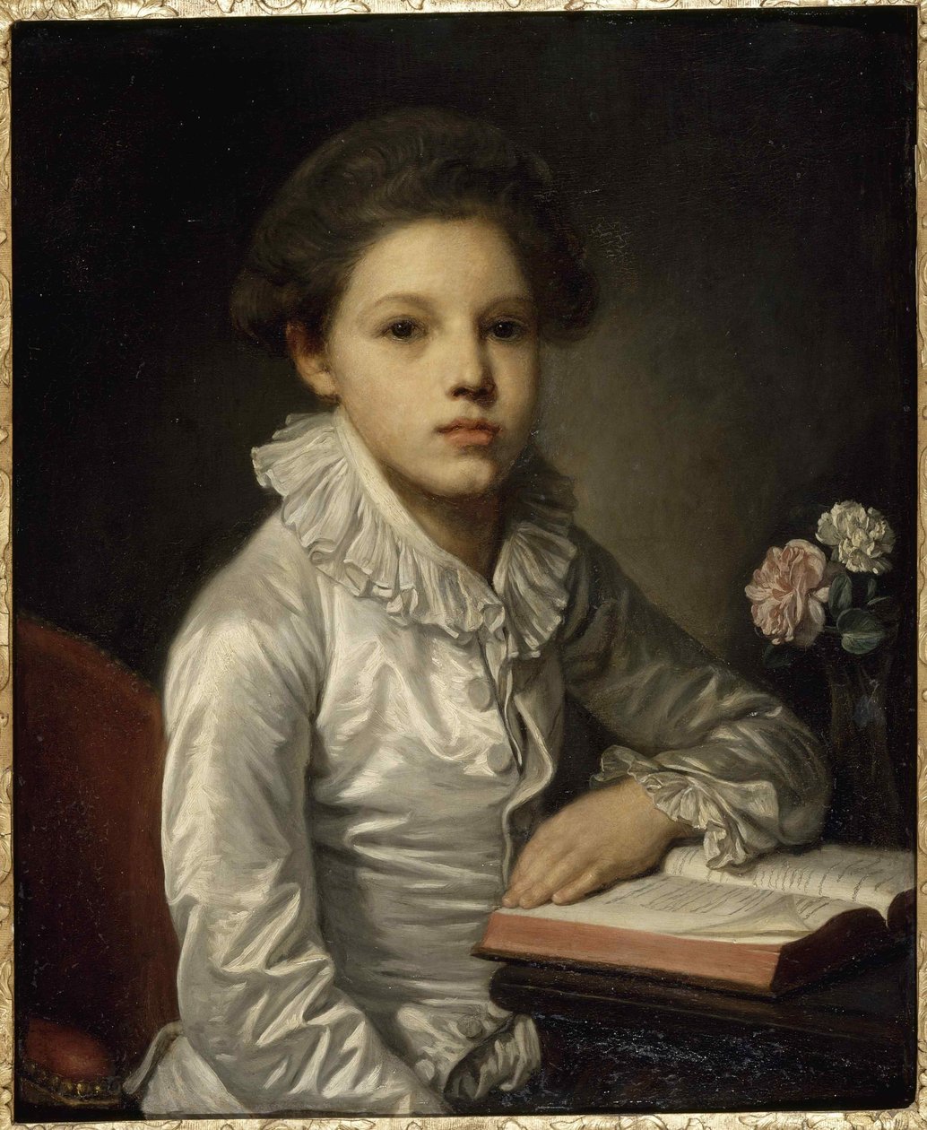 Charles Etienne de Bourgevin Vialart de Saint-Morys 1772-1817 gyermekként, kb. 1783. alkotó: Jean-Baptiste Greuze