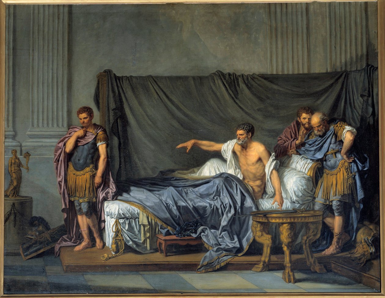 Septimius Severus császár (Lucius Septimius Severus Pertinax alkotó: Jean Baptiste Greuze