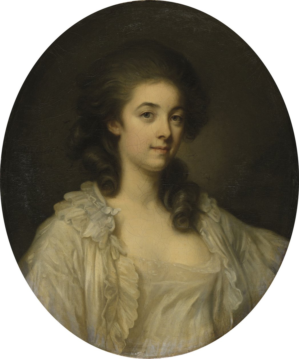 Francia: Portrait de Madame de Champcenetz Madame de Champcenetz portréja alkotó: Jean Baptiste Greuze