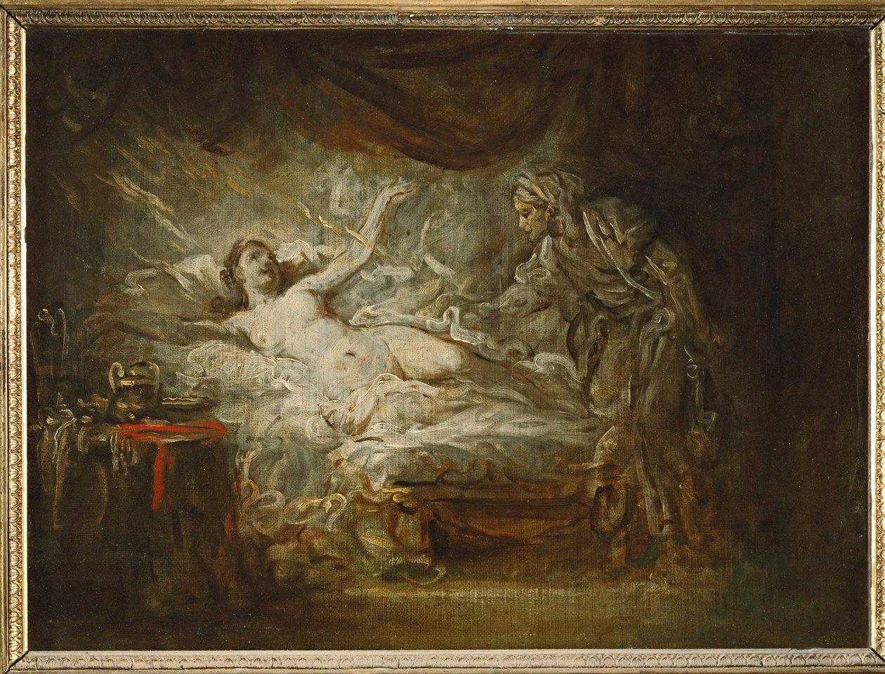 Jupiter és Aegina ... alkotó: Jean Baptiste Greuze