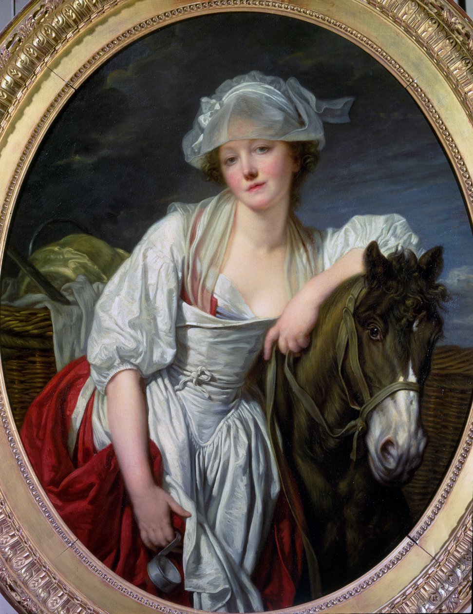 Jean-Baptiste (Jean Baptiste) Greuze (1725-1805) tejeslány festménye 1780 V. 106x86 cm Párizs, Louvre Múzeum alkotó: Jean Baptiste Greuze