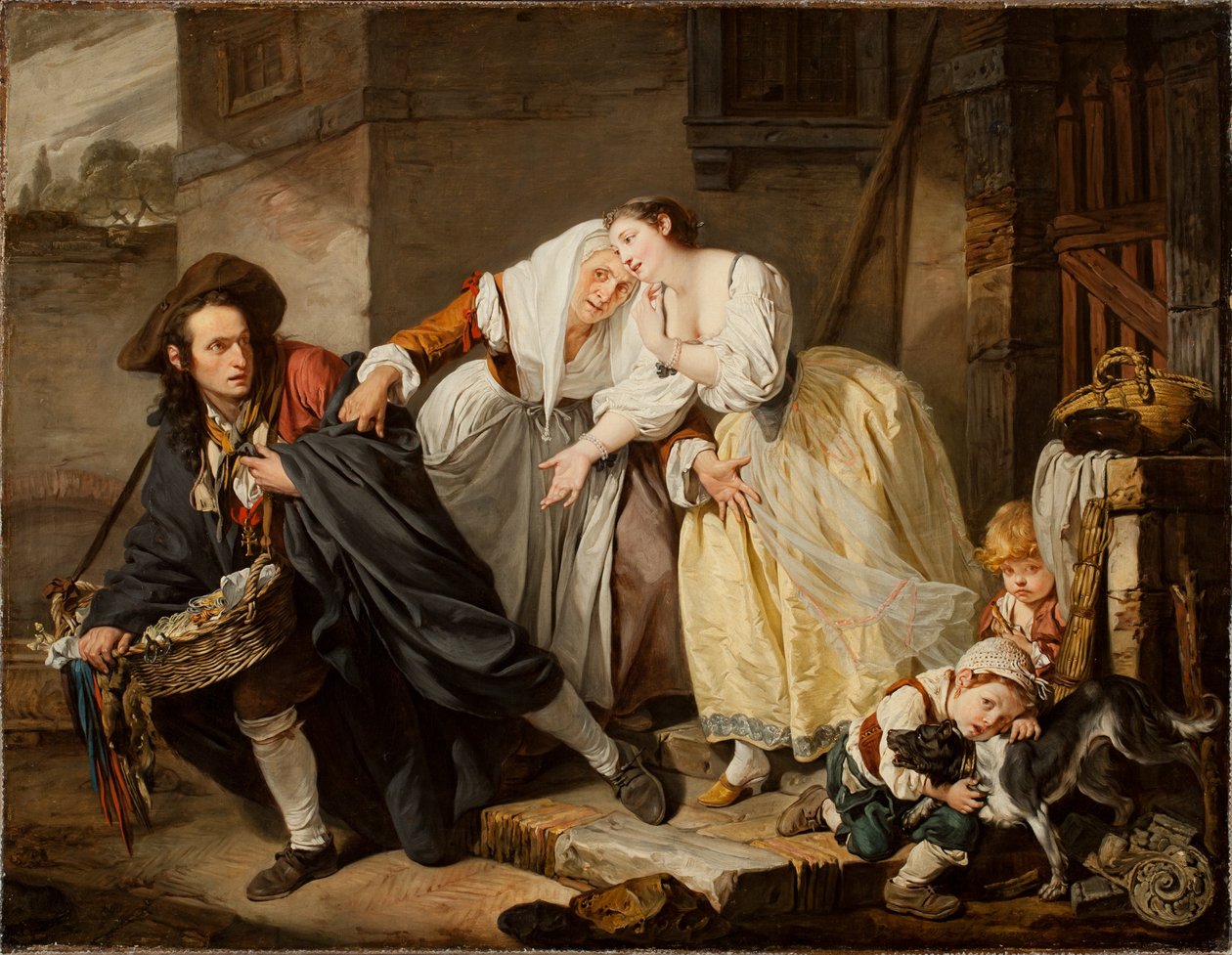 A nápolyi gesztus, 1757 alkotó: Jean Baptiste Greuze