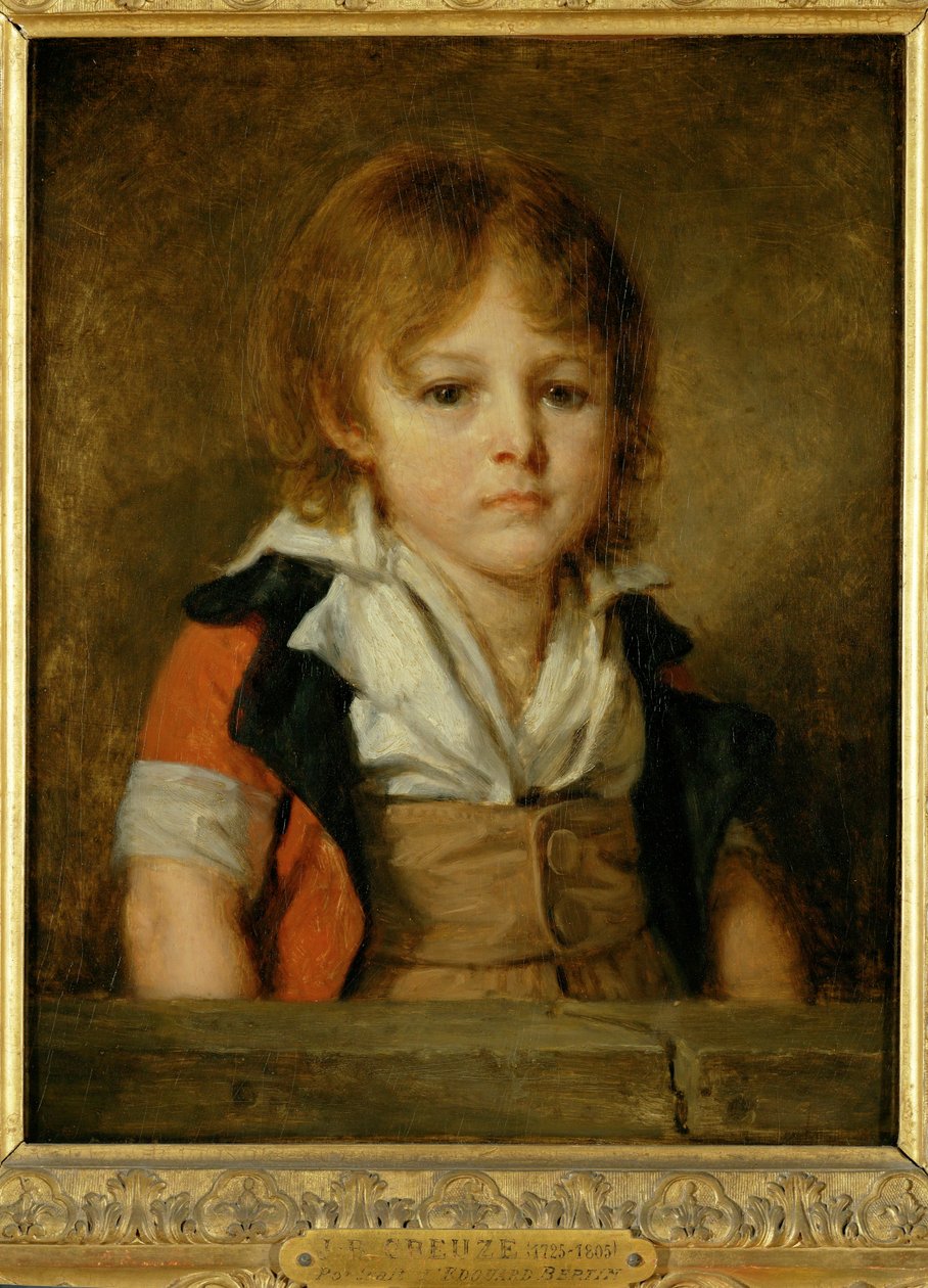 Bertin úr gyerekként, később festő és újságíró ... alkotó: Jean Baptiste Greuze
