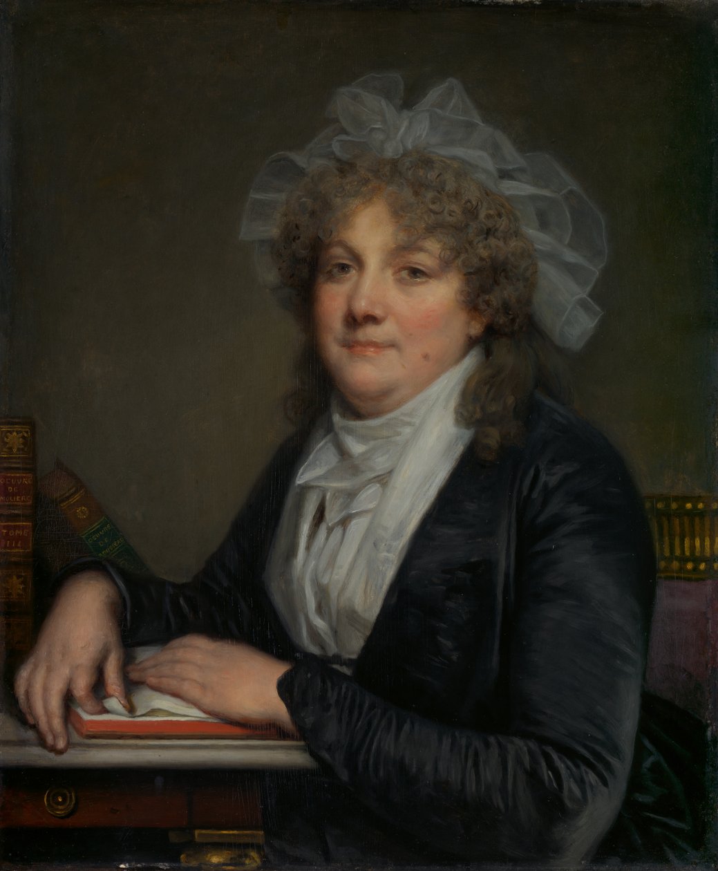 Madame Jean-Baptiste Nicolet Anne Antoinette Desmoulins, 1743-1817, 1780-as évek vége. alkotó: Jean Baptiste Greuze