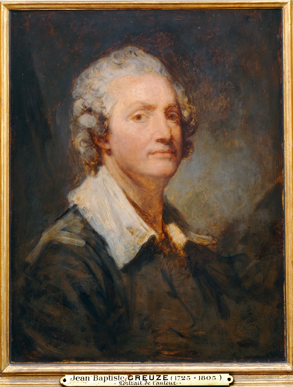 A művész portréja - Önarckép ... alkotó: Jean-Baptiste Greuze