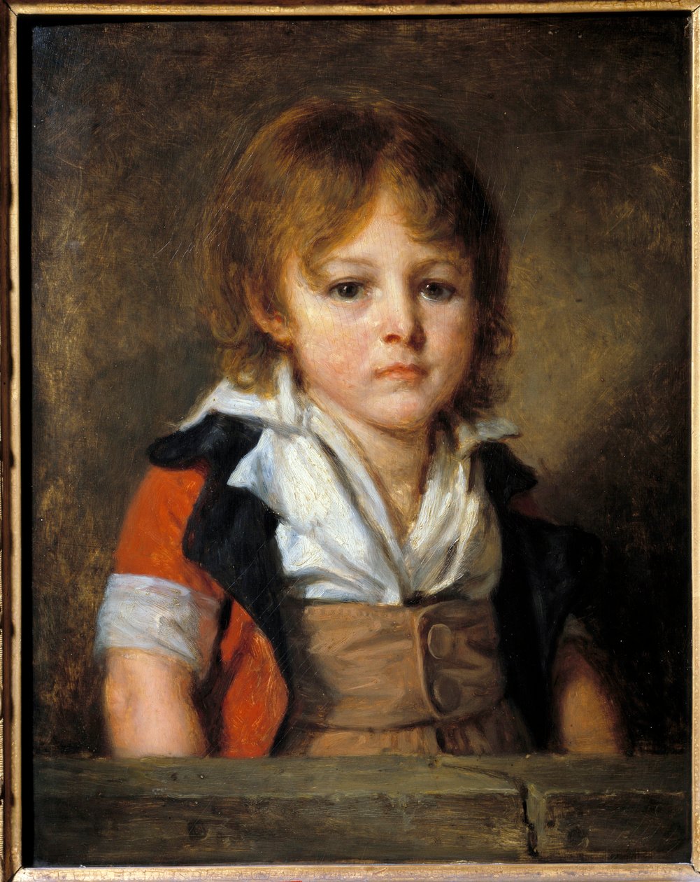 Edouard Bertin gyermek (1797-1871) festő és újságíró portréja. Jean Baptiste Greuze (1725-1805) festménye 18. század V. 0,46x0,36 m alkotó: Jean Baptiste Greuze