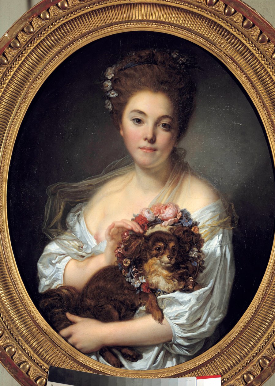 Madame De Porcin portréja Jean Baptiste Greuze (1725-1805) festménye. 1770 kb. Mérete 0,72 x 0,58 m. Angers. Szépművészeti Múzeum alkotó: Jean Baptiste Greuze
