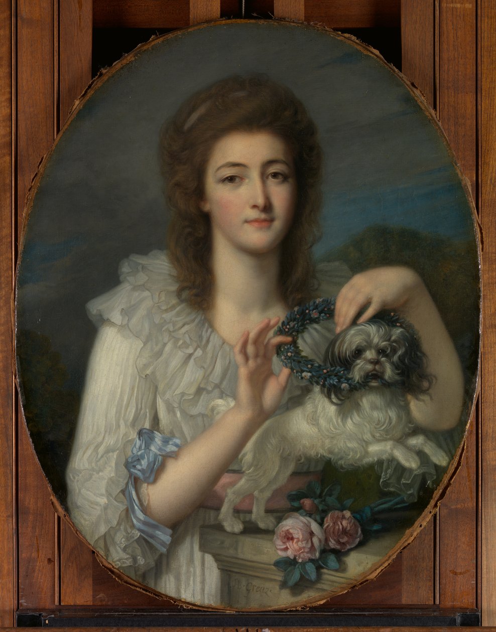 Varvara Nyikolajevna Gagarina hercegnő 1762-1802, c. 1780-82. alkotó: Jean Baptiste Greuze