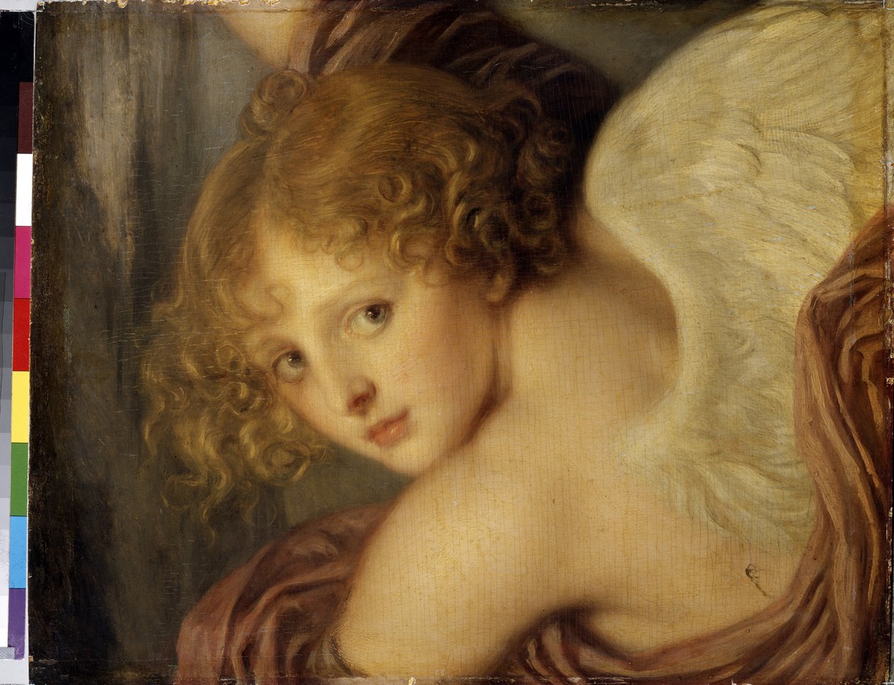"Tete de cupidon" (Ámor feje) Jean Baptiste Greuze (1725-1805) festménye 1786 Ermitázs Múzeum Szentpétervár alkotó: Jean Baptiste Greuze