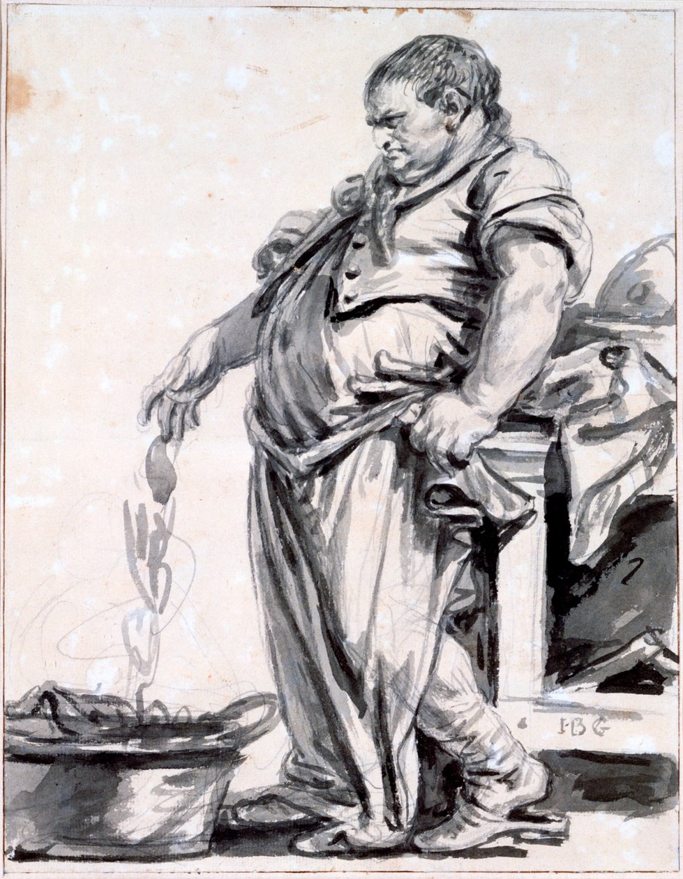 A hentes, 1745-1805 alkotó: Jean Baptiste Greuze