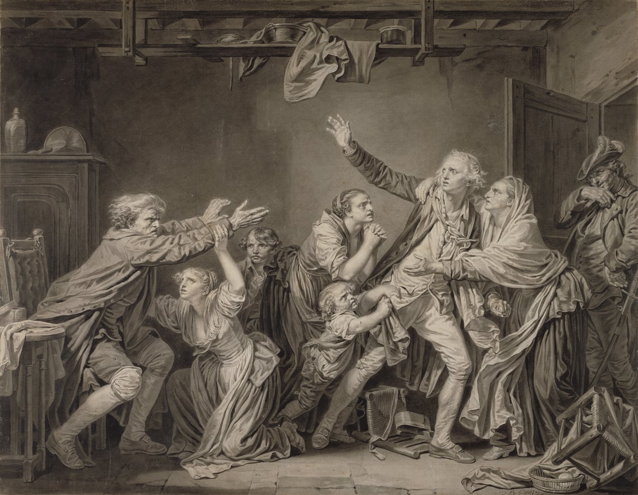 Az apa átka: A hálátlan fiú alkotó: Jean Baptiste Greuze