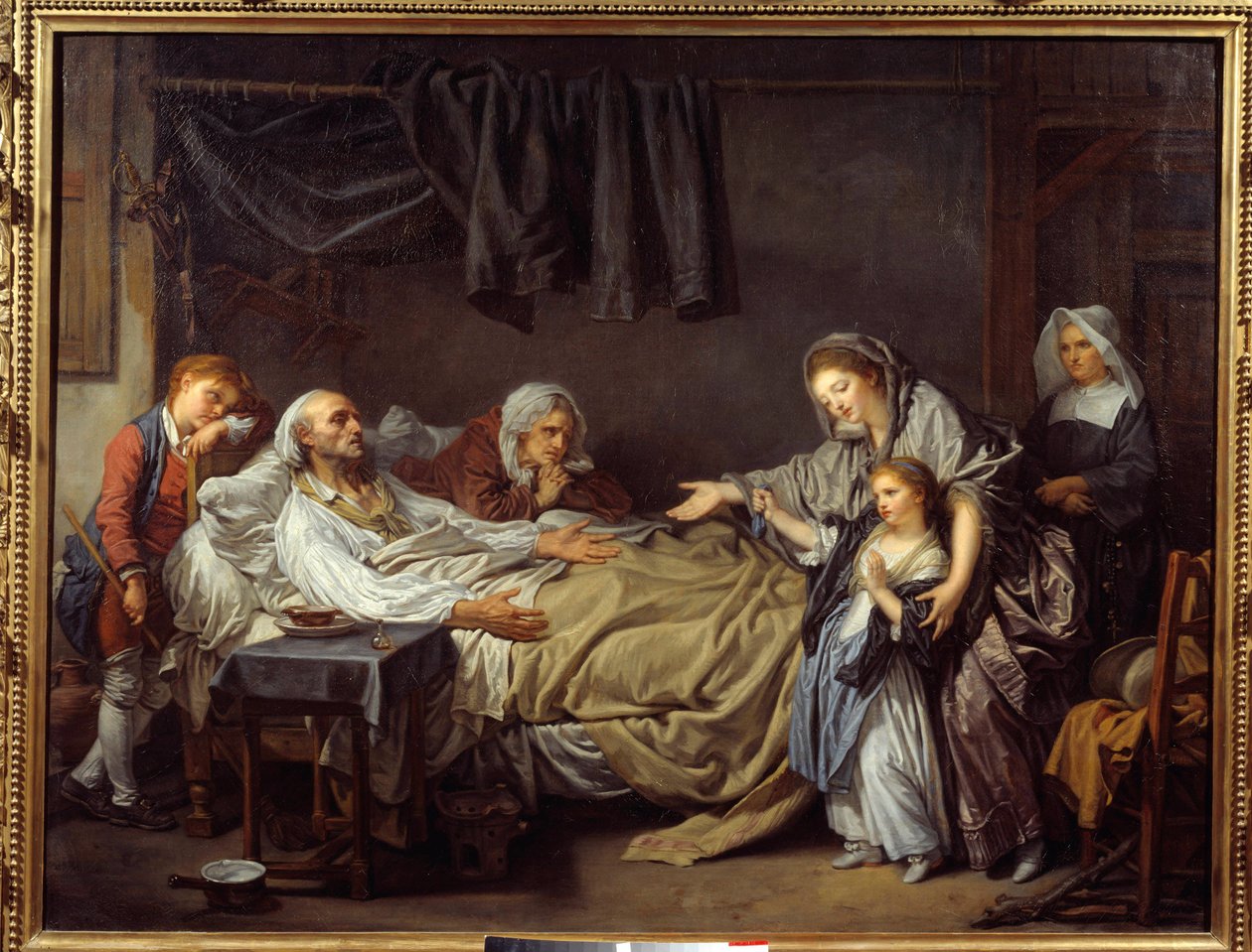A jótékonyság hölgye. Jean Baptiste Greuze (1725-1805) festménye alkotó: Jean Baptiste Greuze