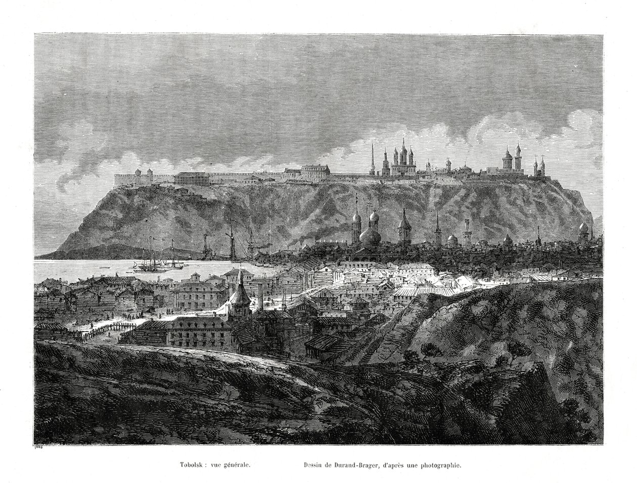 Tobolszk, Szibéria, Oroszország, 1886 alkotó: Jean Baptiste Henri Durand Brager