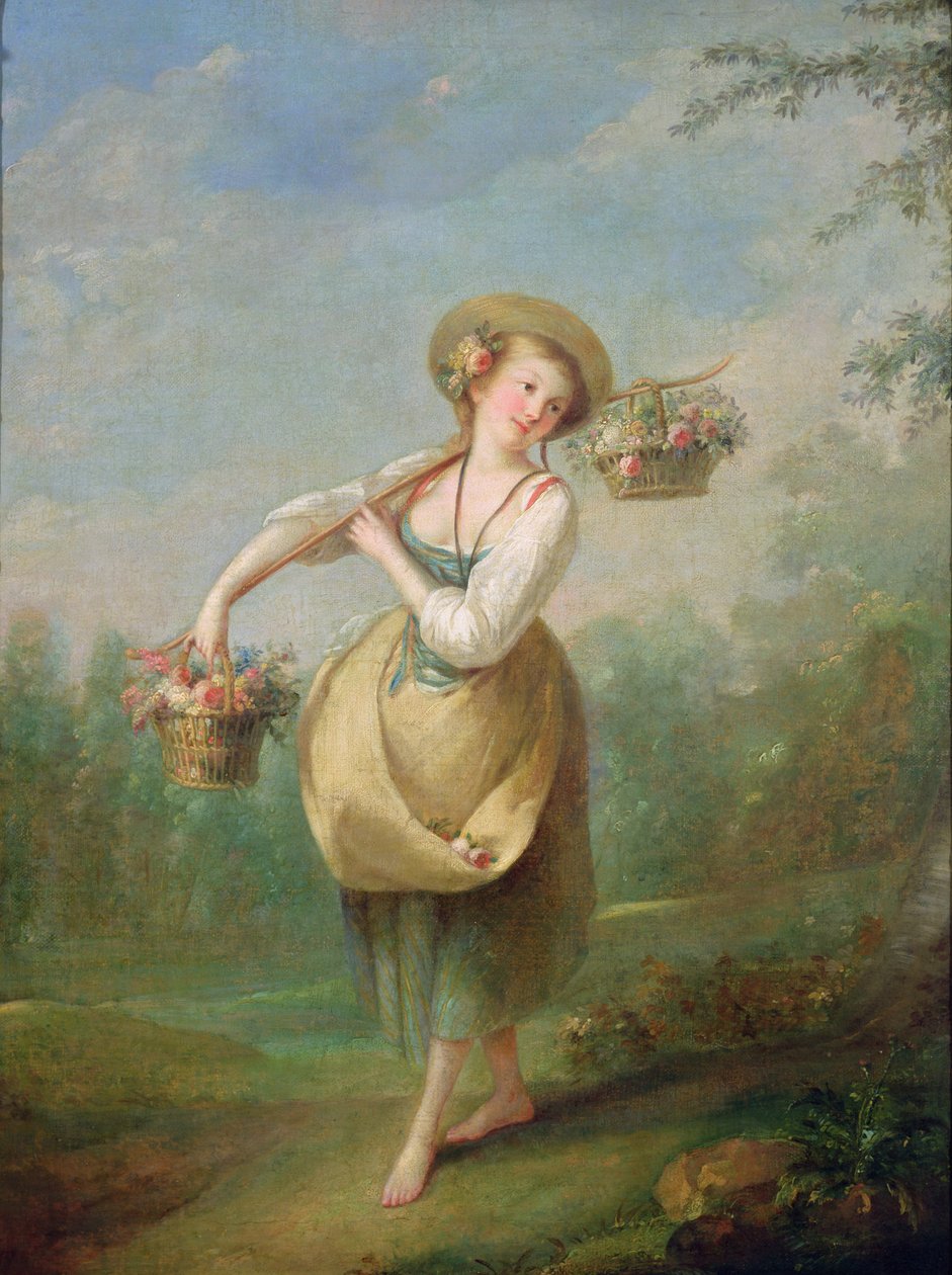 A Viráglány alkotó: Jean Baptiste Huet