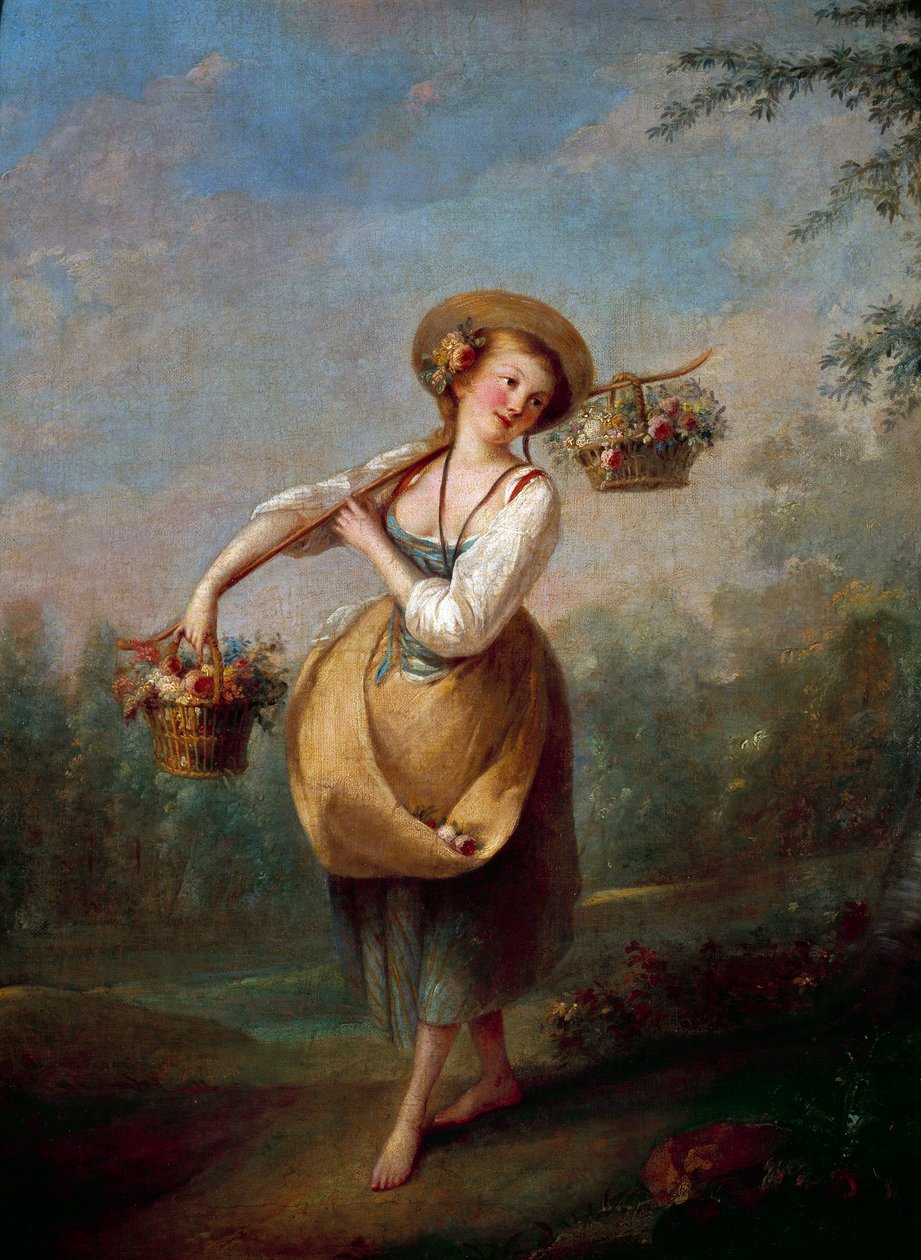 Jean Baptiste Huet (1745-1811) kőszáli kecske festménye, 18. századi Párizs, Musee Cognacq Jay alkotó: Jean Baptiste Huet