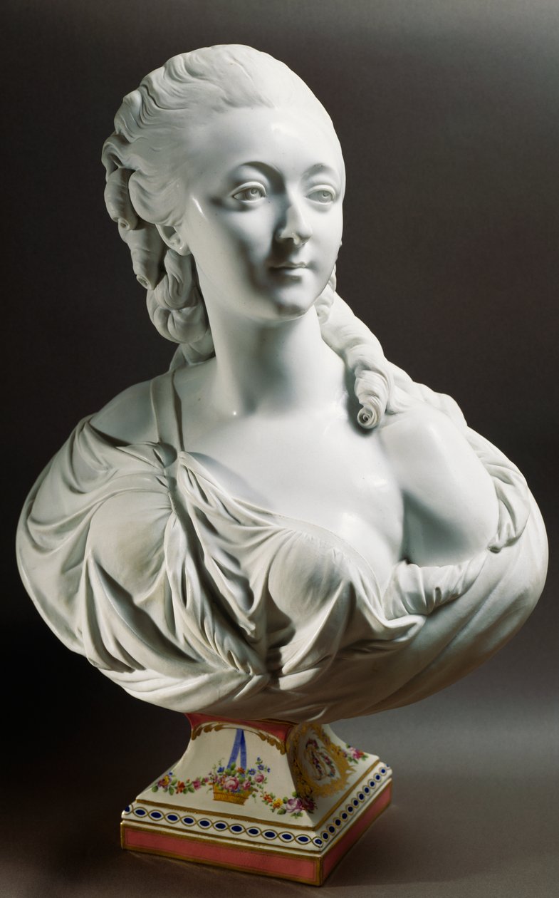 Marie-Jeanne Becu, Du Barry grófnő (1743-1793) mellszobra alkotó: Jean Baptiste II Lemoyne